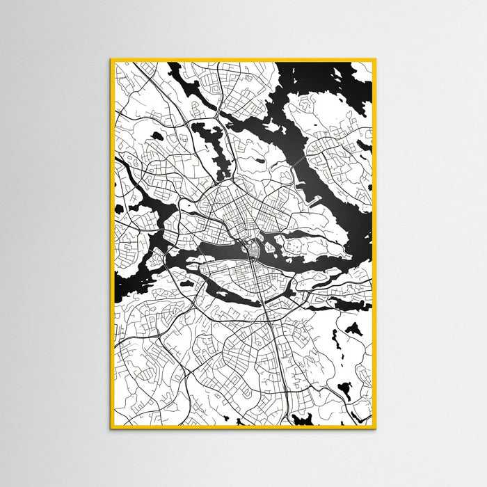 Yellow Wood Danish Cityscape