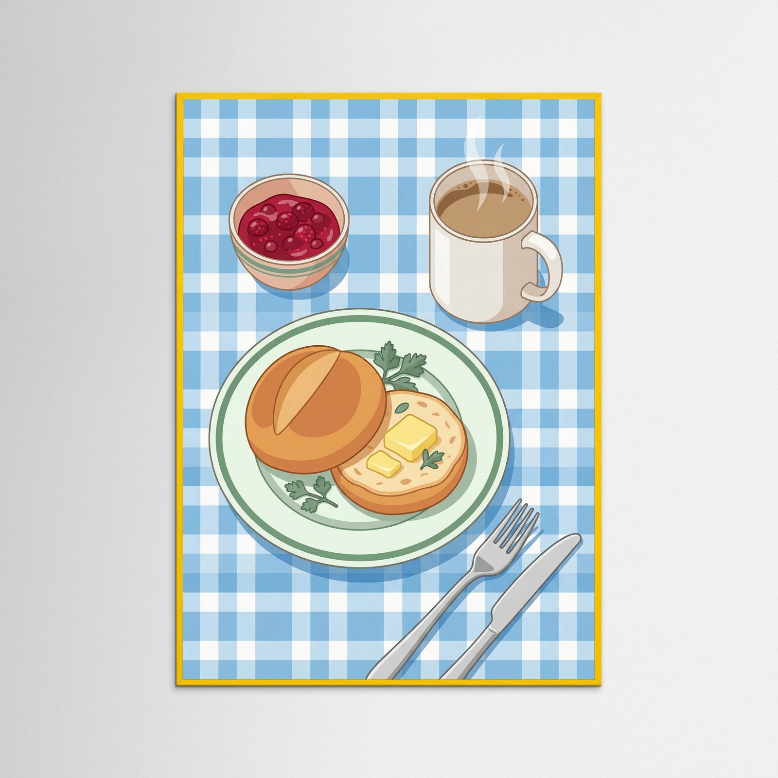 Yellow Wood Danish Stjerneskud