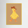 Póster Daphne the Cowgirl Duckling – póster e impresión artística