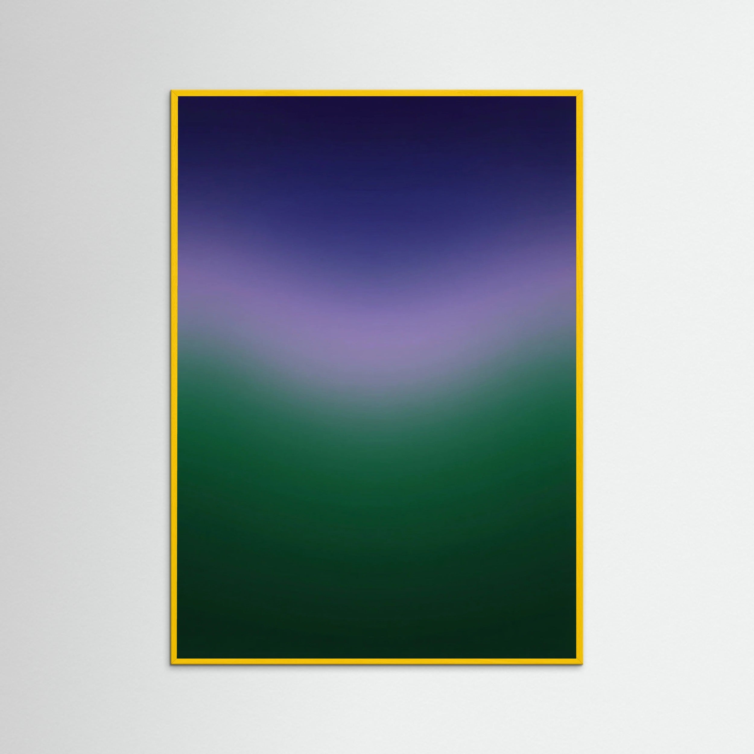 Yellow Wood Dawn Horizon Gradient