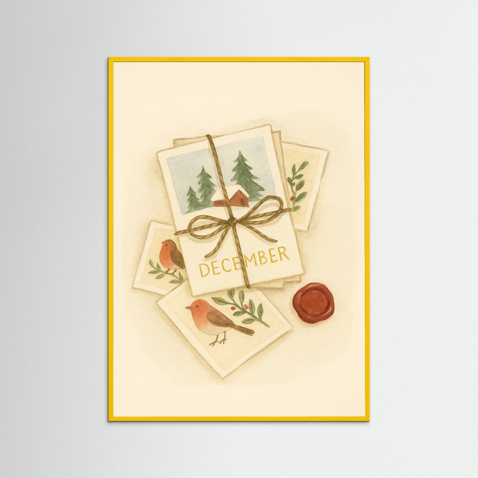 Yellow Wood December Postcards