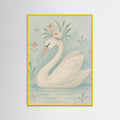 Yellow Wood Delicate Swan