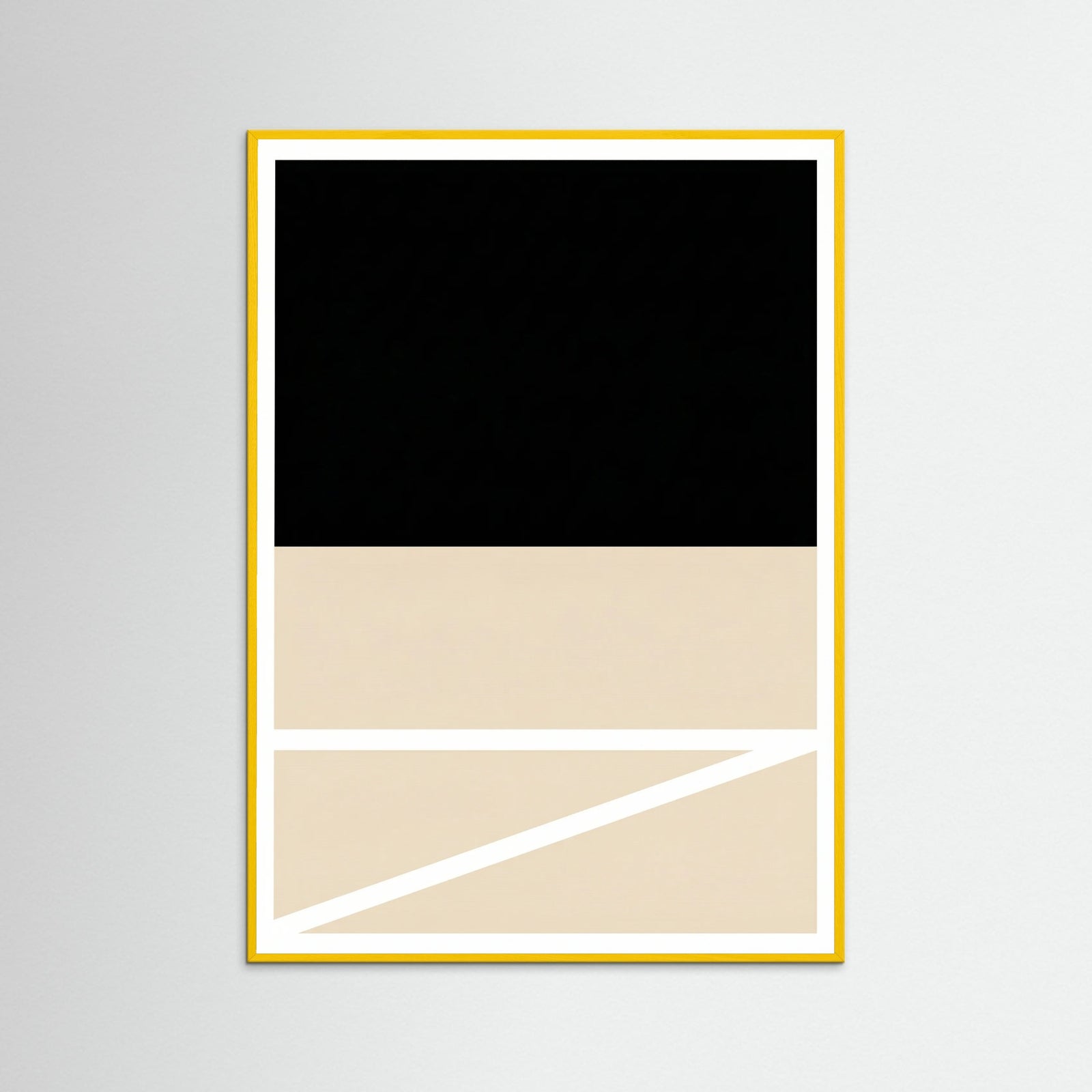Yellow Wood Diagonal Balance