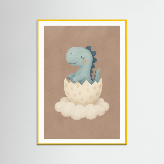 Yellow Wood Dinosaur Hatchling