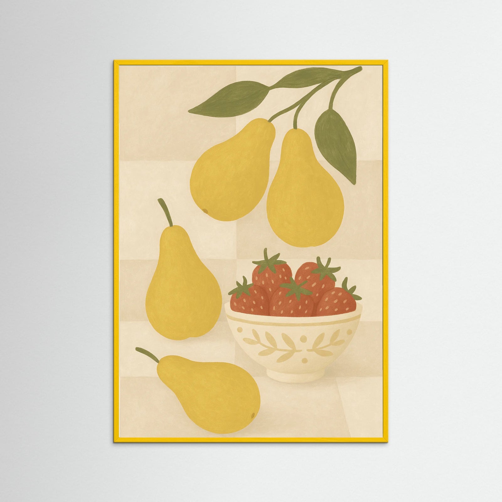 Yellow Wood Distinct Plate Arrangement