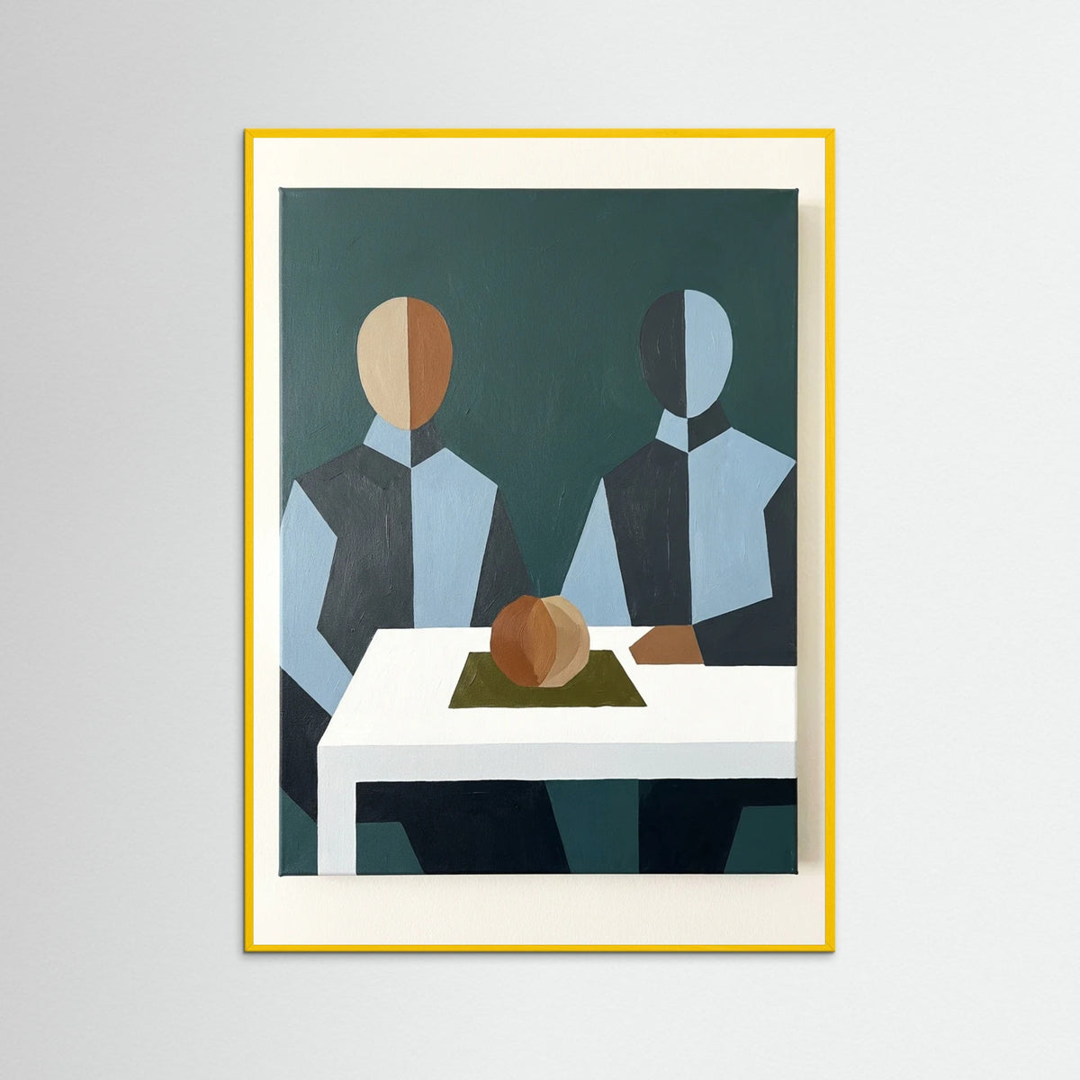 Yellow Wood Divided Contemplation