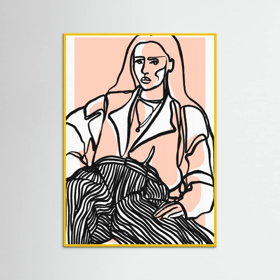 Affiche Do You Remember (Peach) – affiche et impression d’art