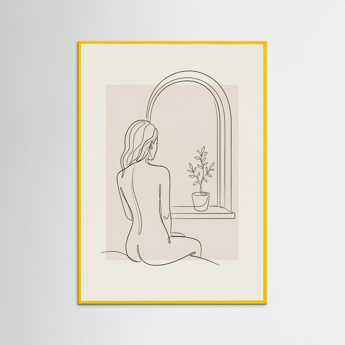 Yellow Wood Dreamy Curves