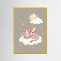 Yellow Wood Dreamy Dino Cloud