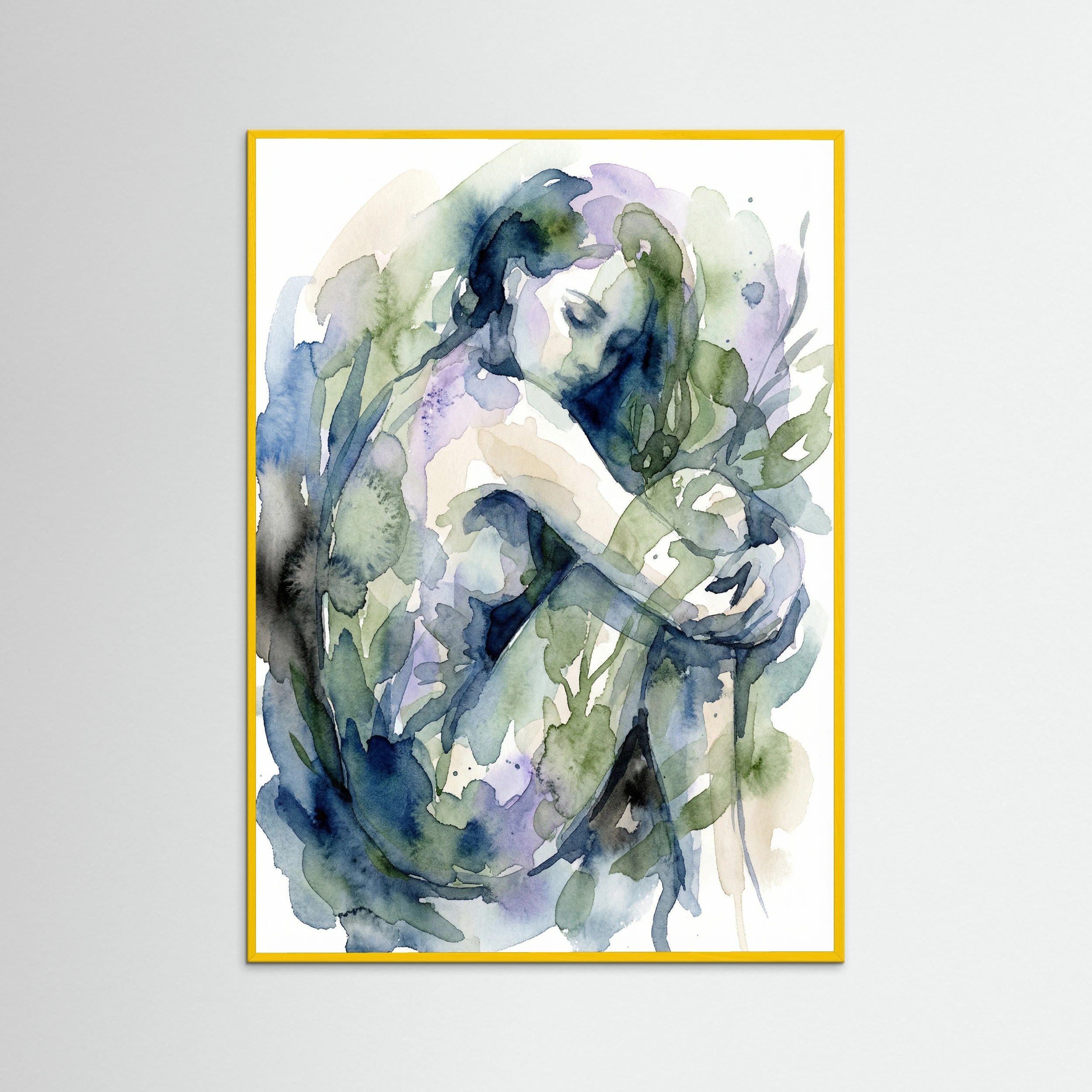 Yellow Wood Dreamy Portrait