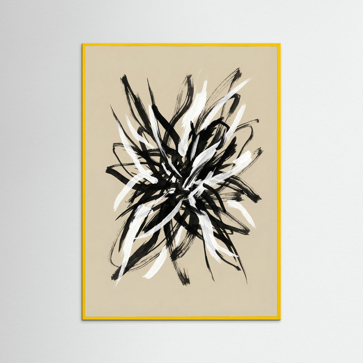 Yellow Wood Dynamic Brushwork