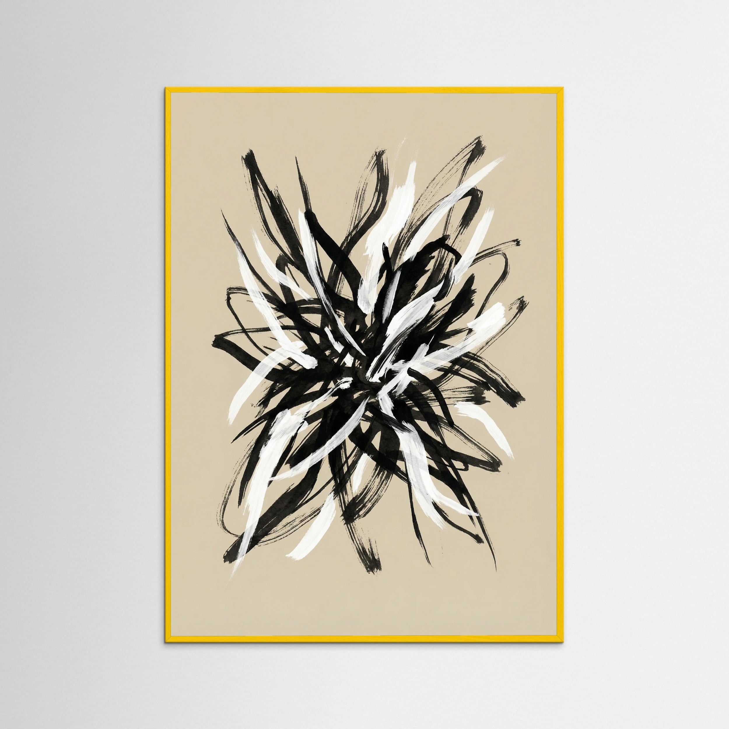 Yellow Wood Dynamic Brushwork