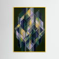 Yellow Wood Dynamic Geometric Composition