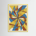 Yellow Wood Dynamic Geometric Forms