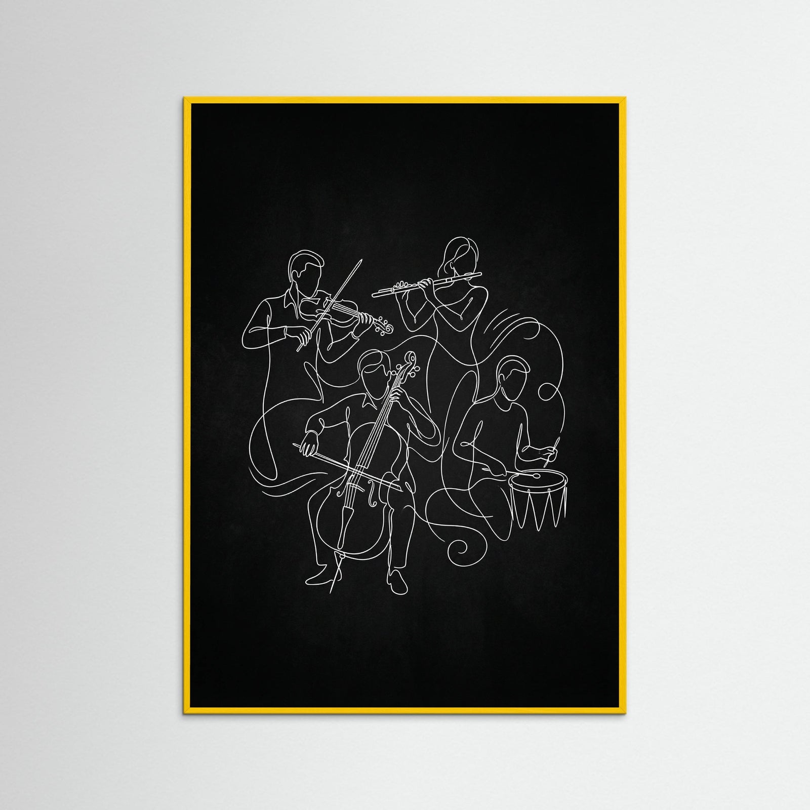 Yellow Wood Dynamic Human Forms