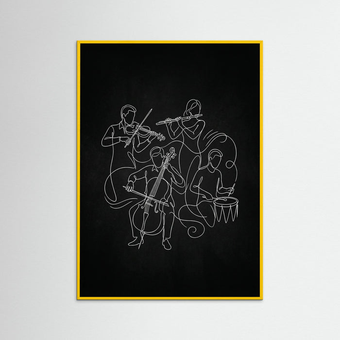 Yellow Wood Dynamic Human Forms