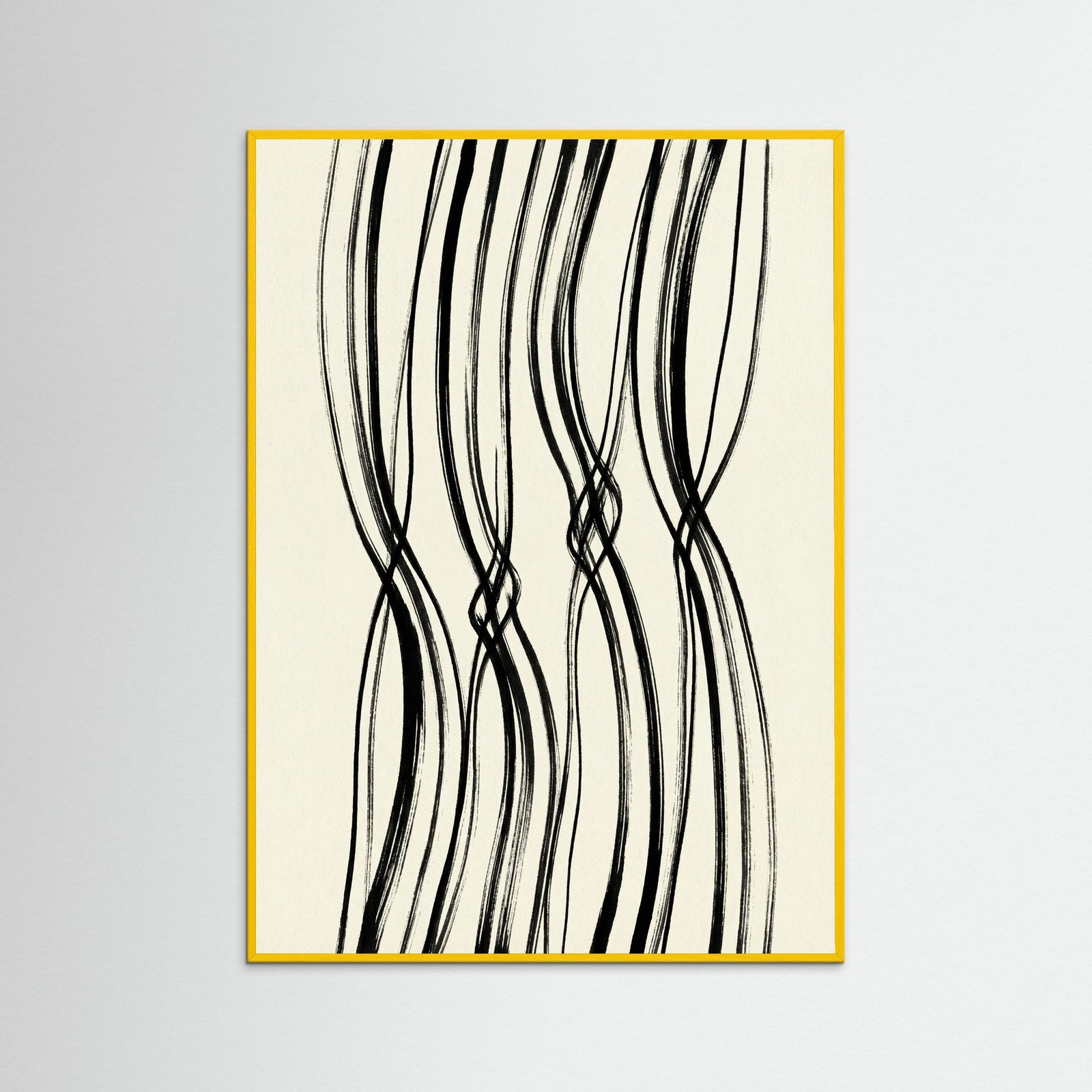Yellow Wood Dynamic Ink Loops