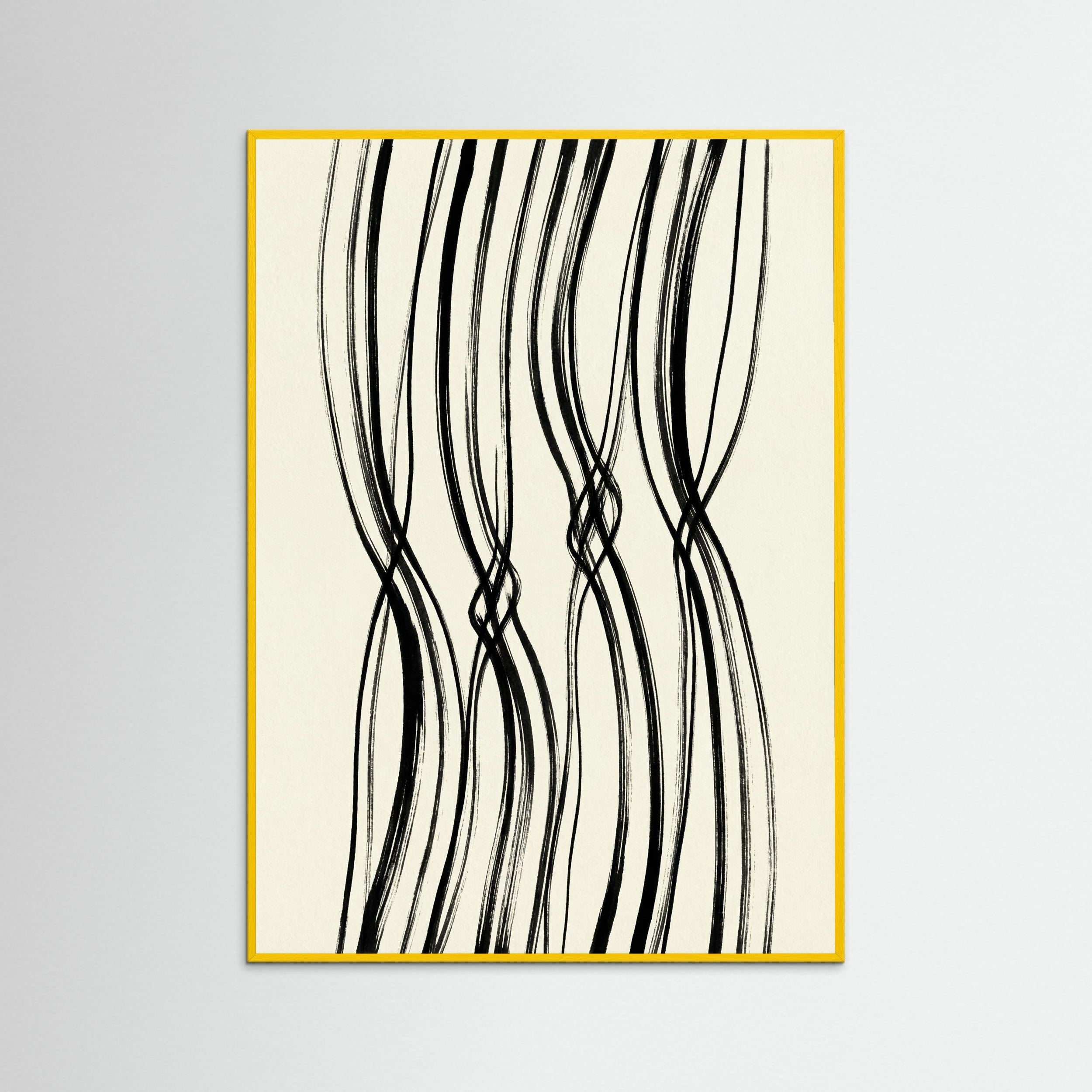 Yellow Wood Dynamic Ink Loops
