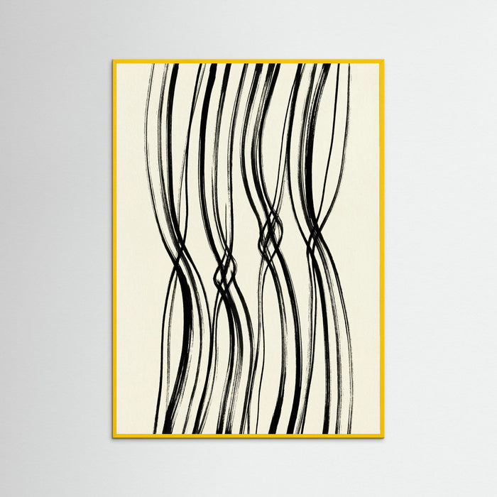 Yellow Wood Dynamic Ink Loops