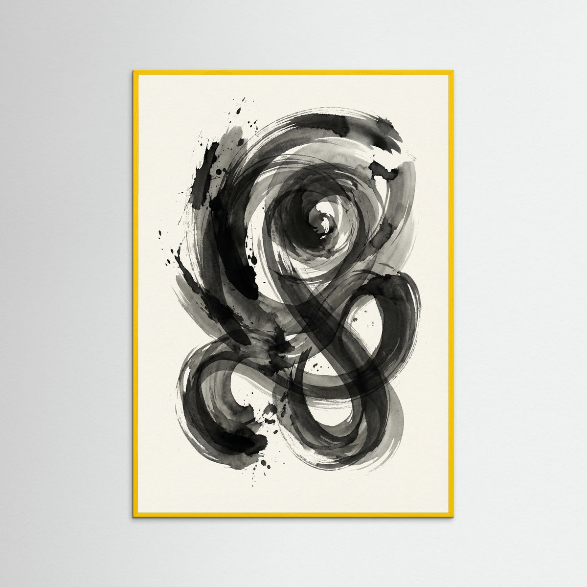 Yellow Wood Dynamic Inkwork