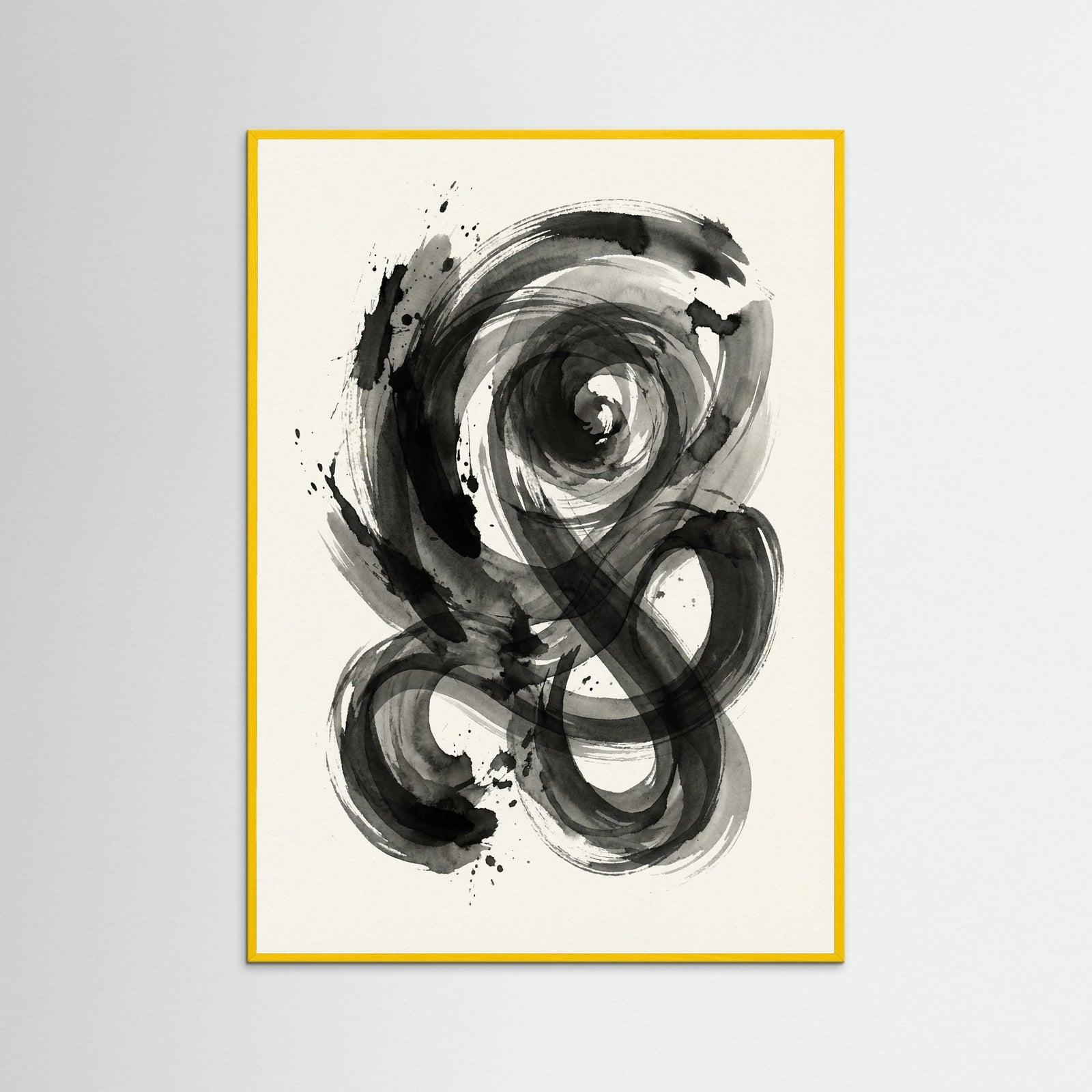 Yellow Wood Dynamic Inkwork