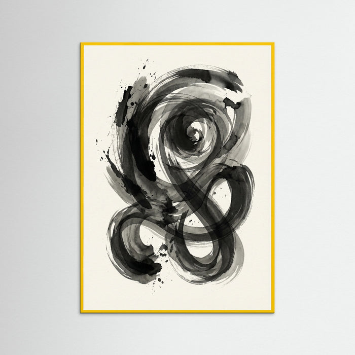 Yellow Wood Dynamic Inkwork