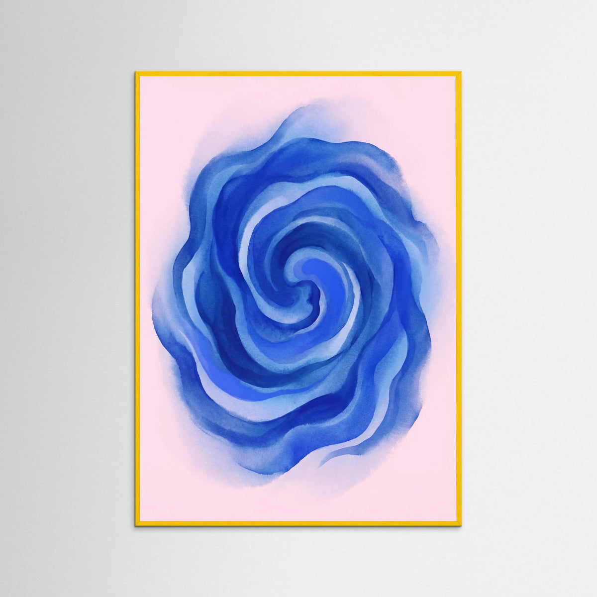 Yellow Wood Dynamic Swirls
