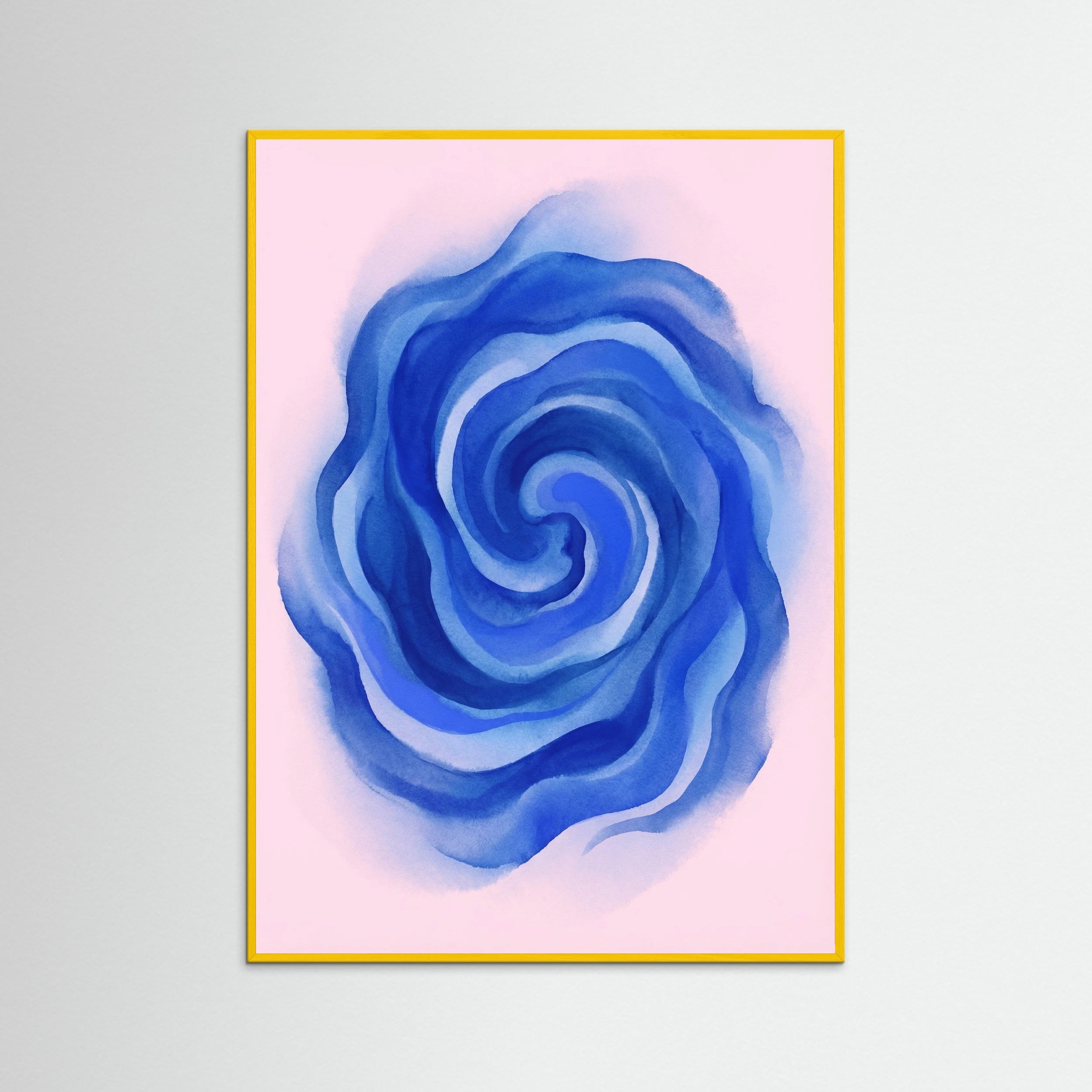 Yellow Wood Dynamic Swirls