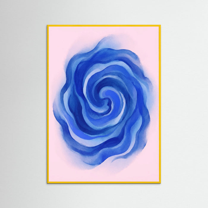 Yellow Wood Dynamic Swirls