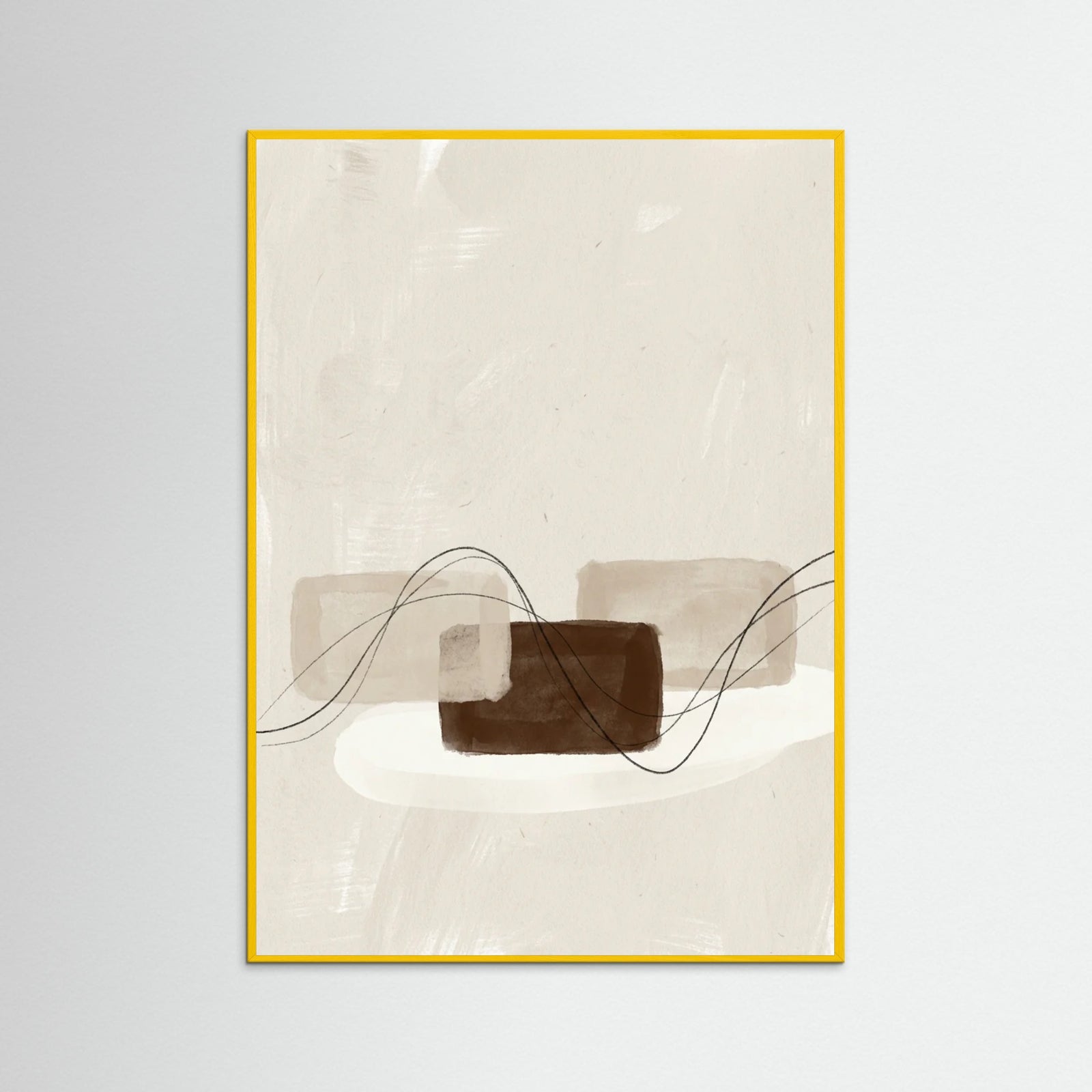Yellow Wood Earthen Abstraction