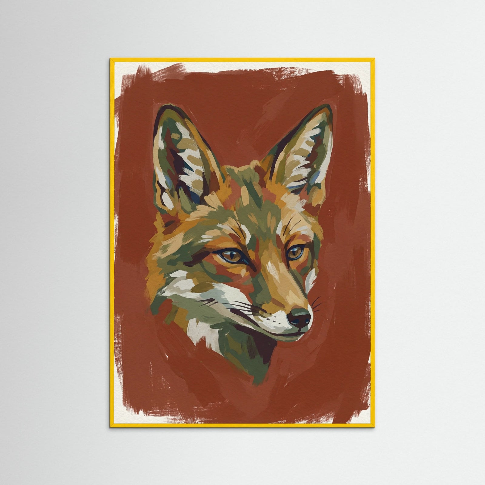 Yellow Wood Earthen Mask