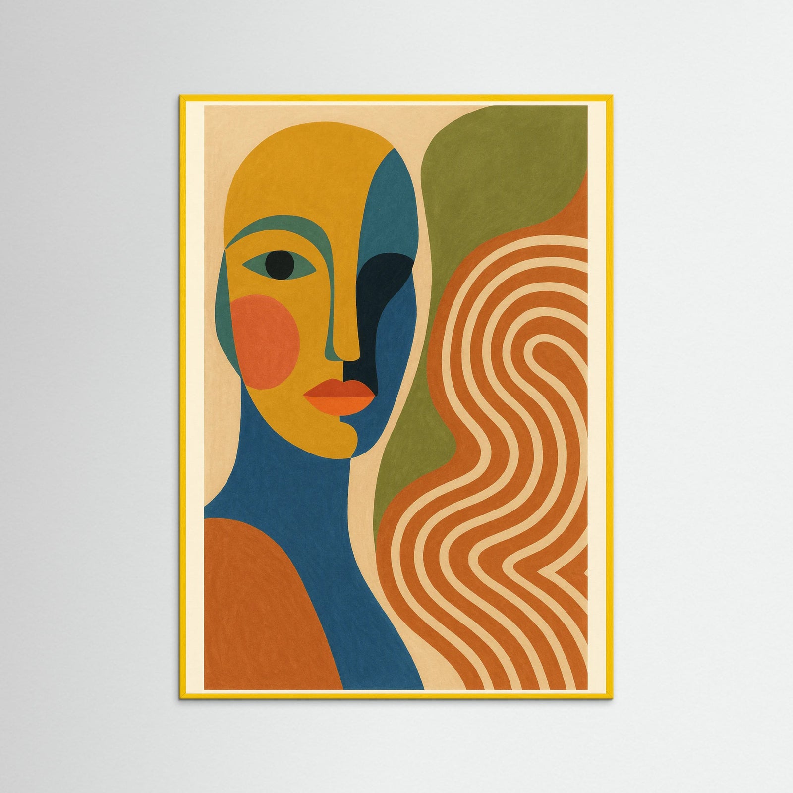 Yellow Wood Earthly Waves