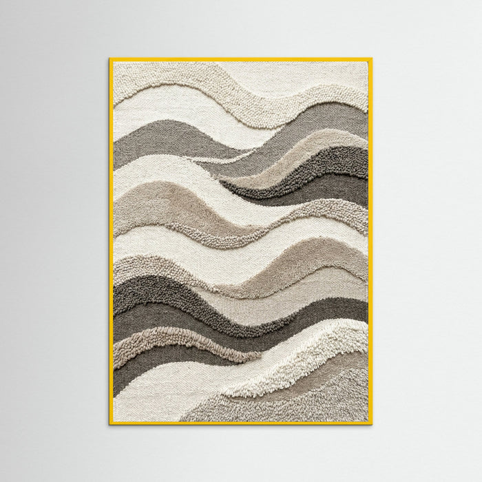 Yellow Wood Earthy Contours