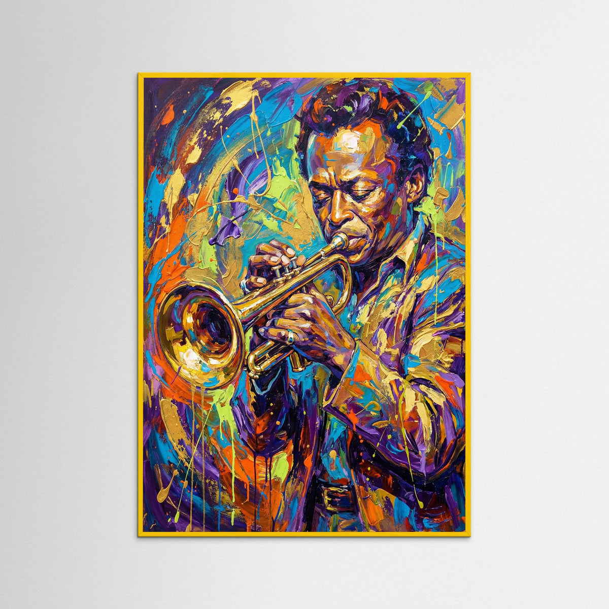 Yellow Wood Electric Hues