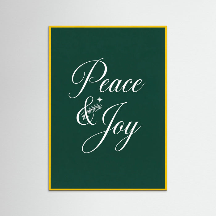Yellow Wood Elegant Christmas Script