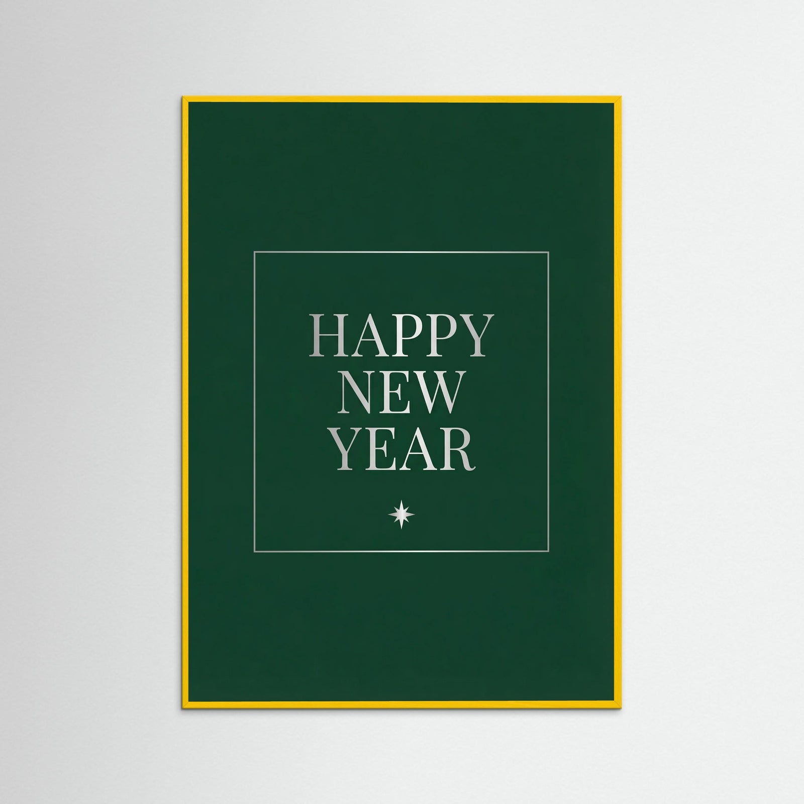 Yellow Wood Elegant Christmas Wish