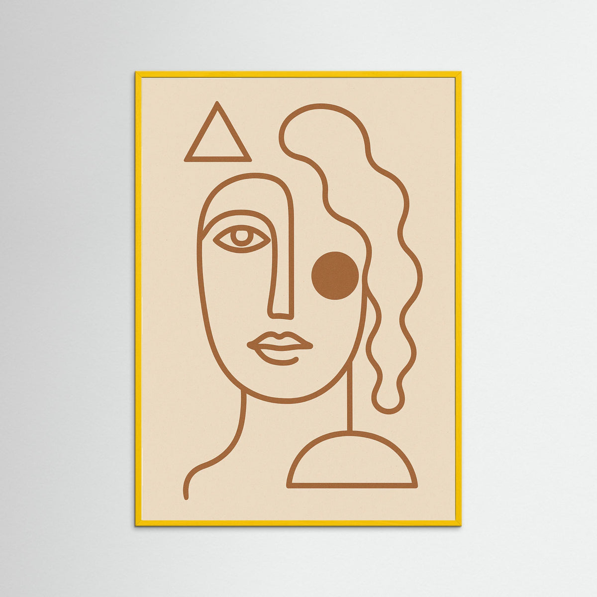 Yellow Wood Elegant Curve