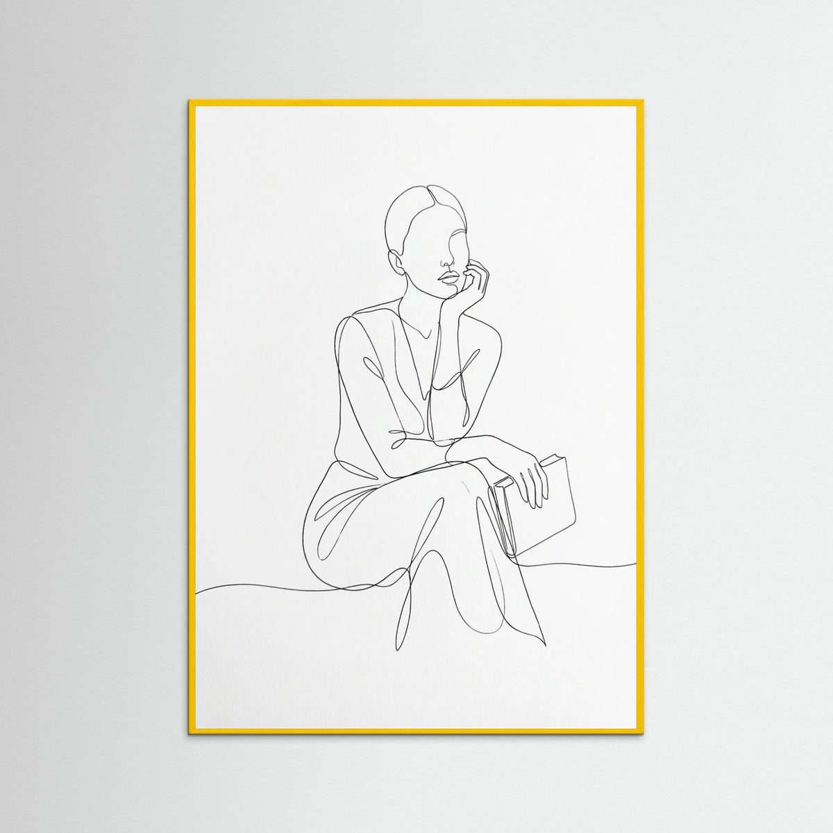 Yellow Wood Elegant Silhouette