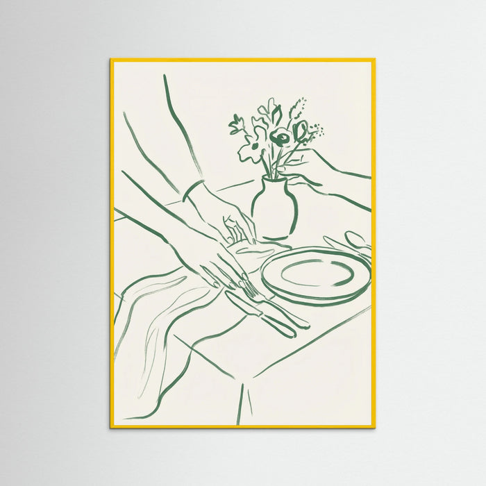Yellow Wood Elegant Toasts