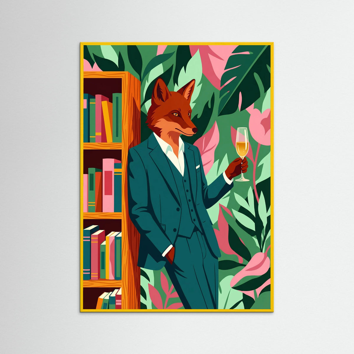 Yellow Wood Emerald Panther Chic