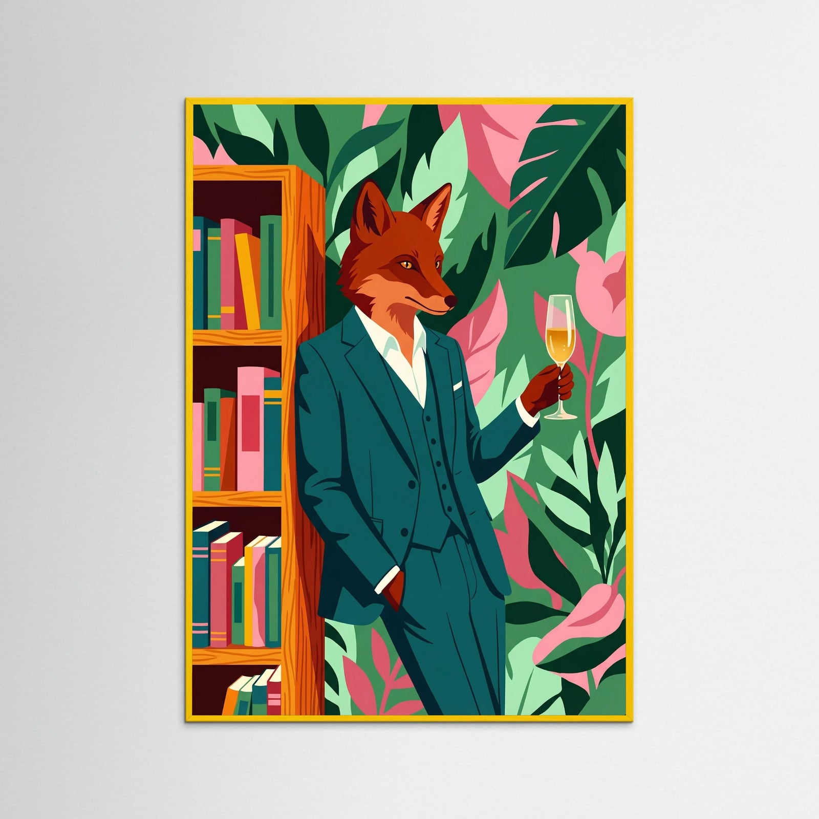 Yellow Wood Emerald Panther Chic