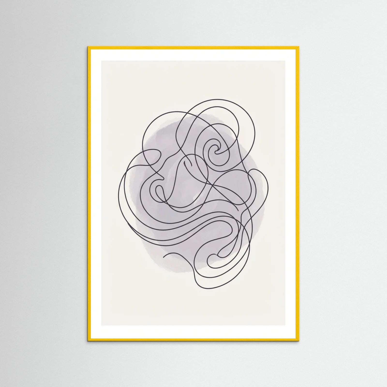 Yellow Wood Entwined Thoughts