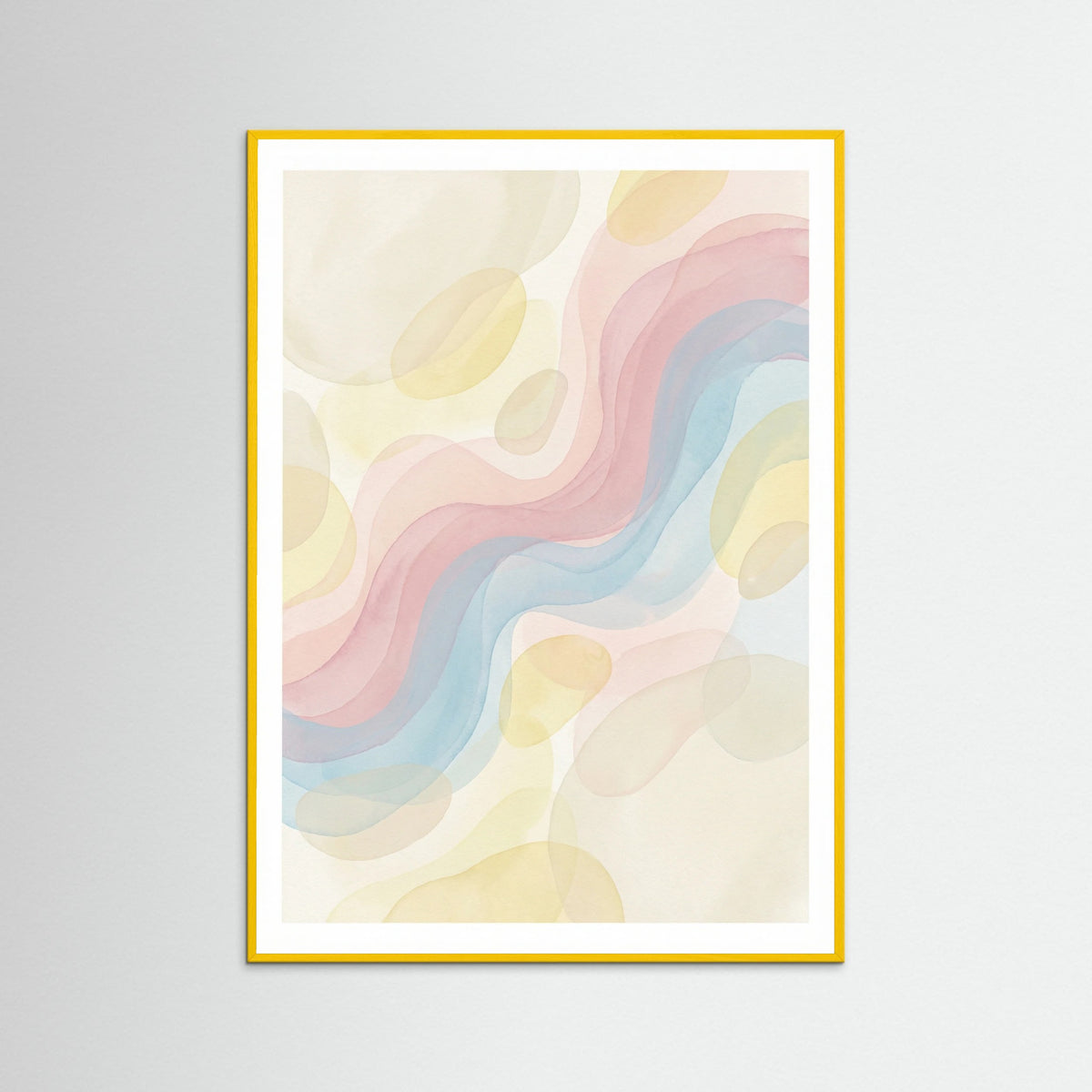 Yellow Wood Ethereal Forms Pink