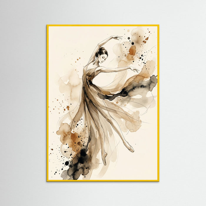 Yellow Wood Ethereal Silhouette