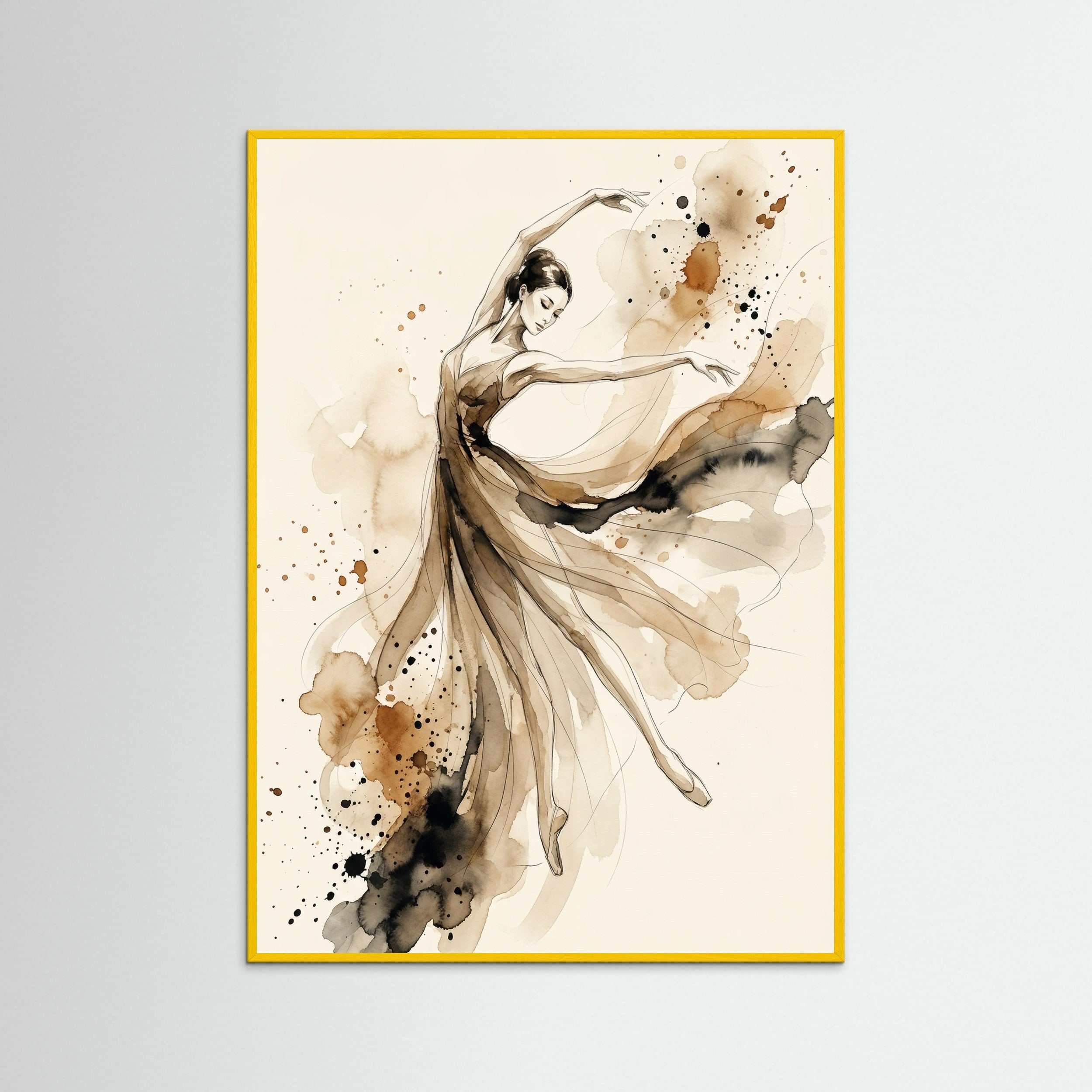 Yellow Wood Ethereal Silhouette