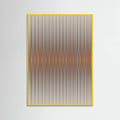 Euphoria - Gray and Orange Poster – plakat og kunsttryk