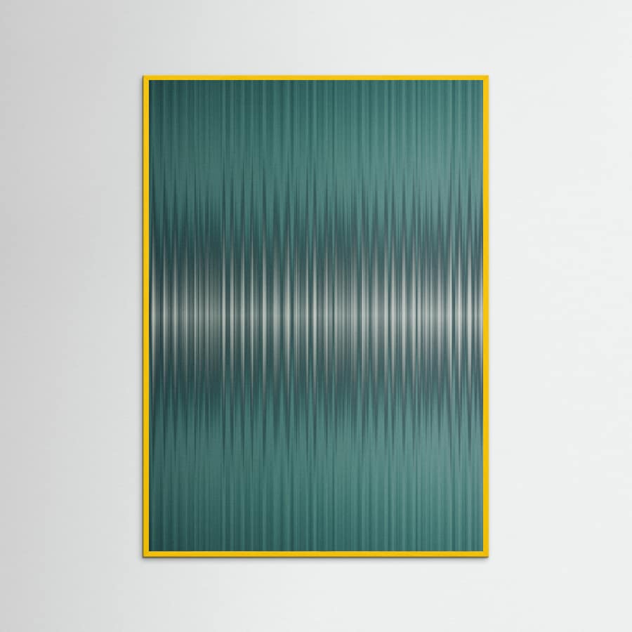 Póster Euphoria - Green and White – póster e impresión artística