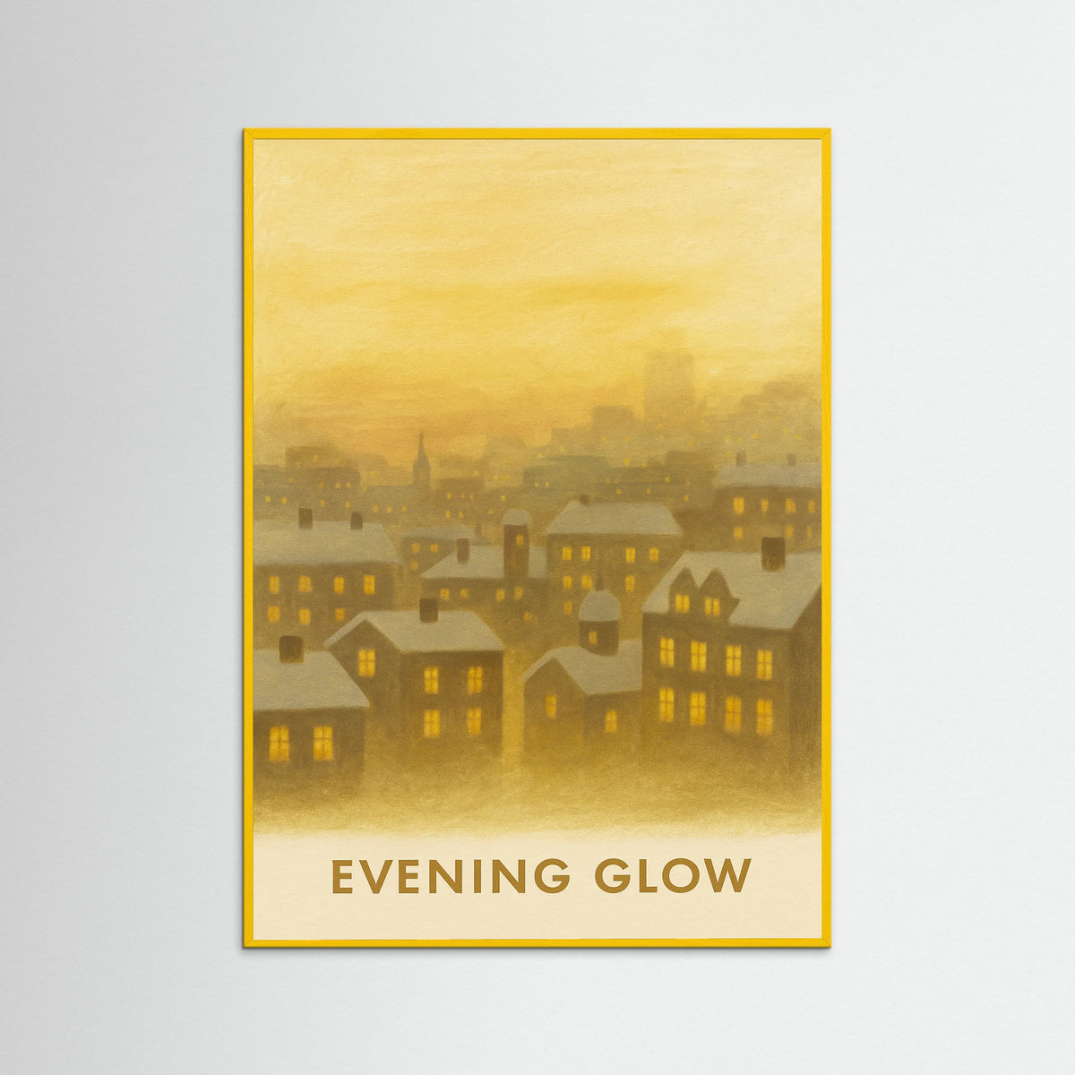 Yellow Wood Evening Glow