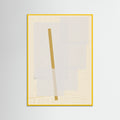 Yellow Wood Fabric Pattern Collage No.3 Poster