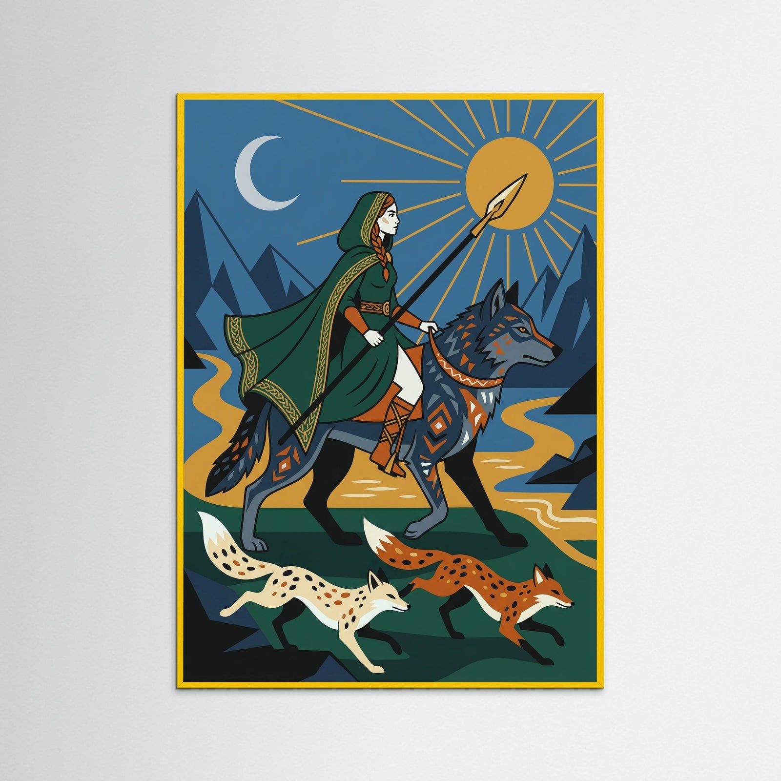 Yellow Wood Falconers Green Hunt